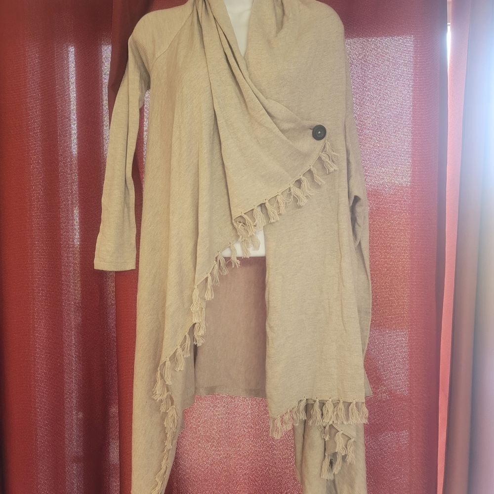 Matilda Jane Tan Fringe Jacket